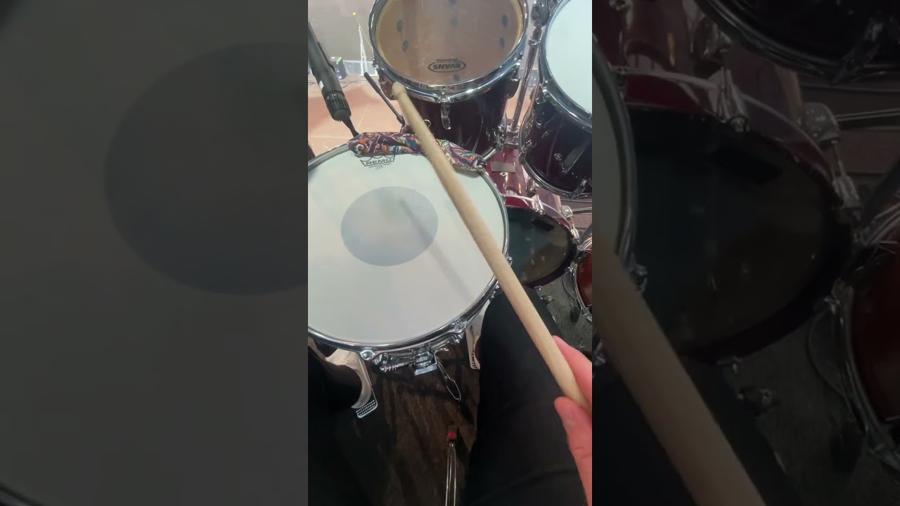 Sick live snare sound @ soundcheck 🔥 #viralvideo #soundcheck #drums