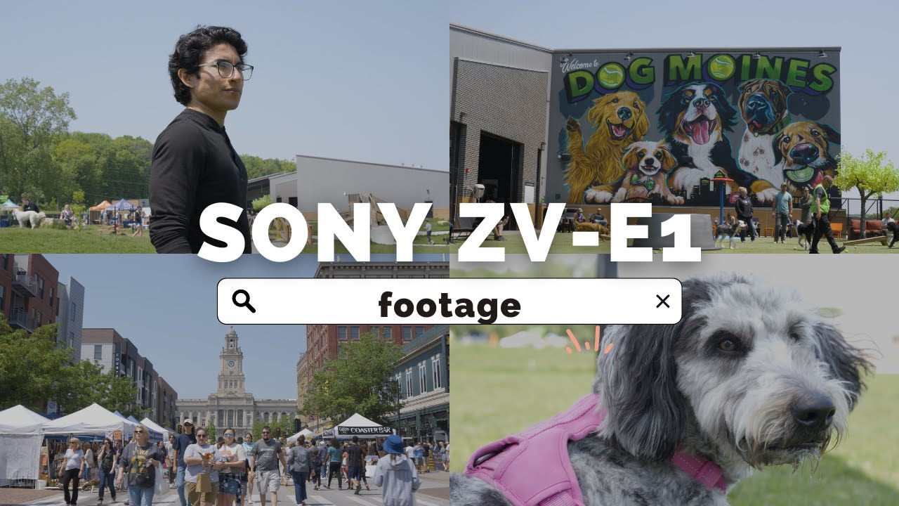 Sony ZV-E1 Footage | Sony ZV-E1 Video Test | Des Moines Farmers Market | Paws & Pints