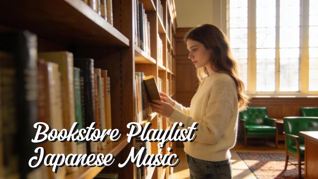 Japanese Bookstore Music Playlist — Calm & Cozy Reading Vibes