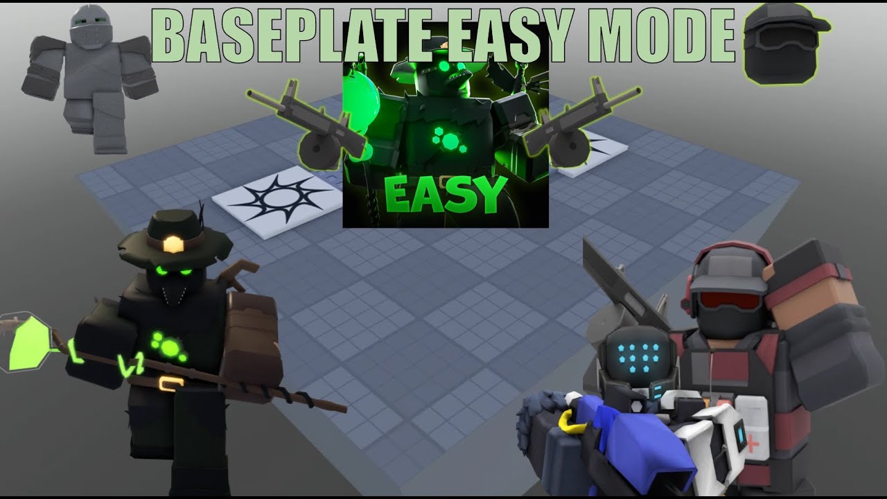 Baseplate Easy Mode -Tower Defense X