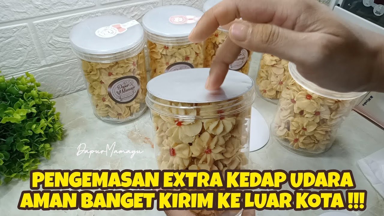 CARA PENGEMASAN TOPLES KUE KERING DENGAN ALUMUNIUM SEAL‼️