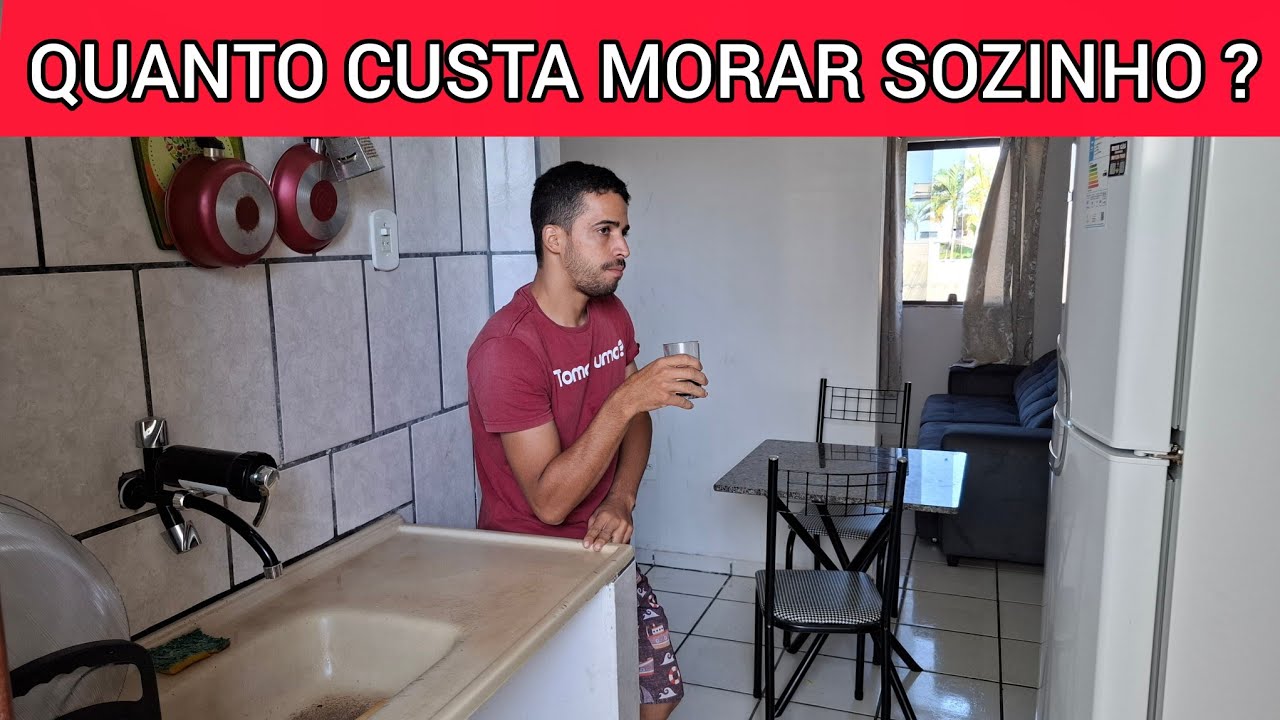QUANTO EU GASTO POR MÊS MORANDO SOZINHO