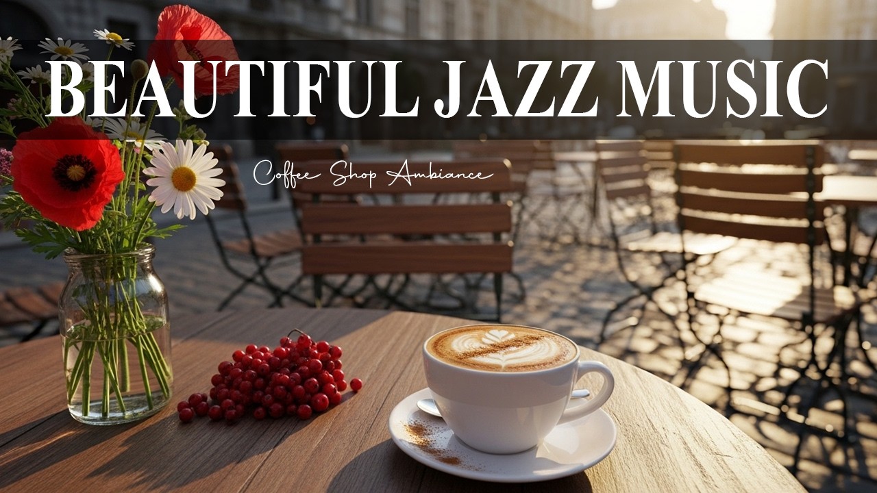 Beautiful Jazz Music 🎶 Coffee Shop Ambiance ~ Elegant Bossa Nova Piano Music for Focus