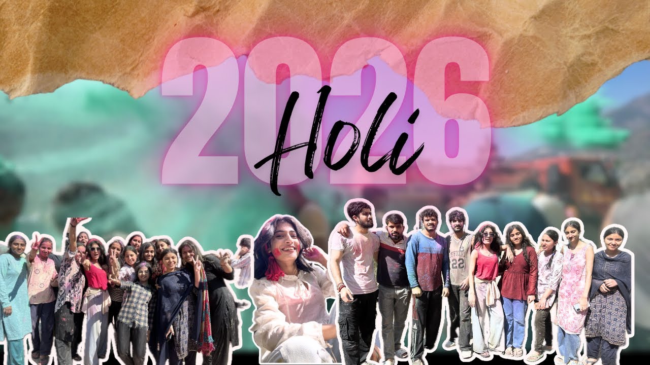Holi this year at GMC DODA was just crazy ✨!!