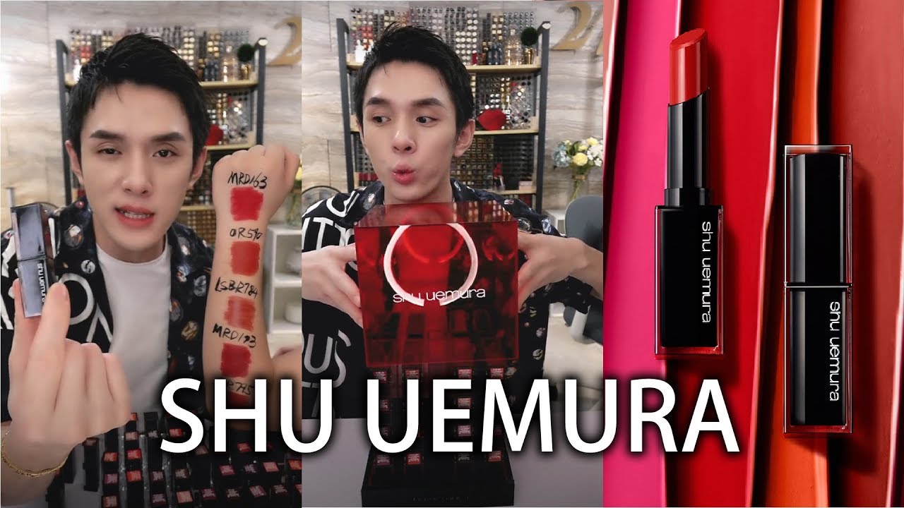 SHU UEMURA (全新植村秀小黑方唇膏) Rouge Unlimited | M RD193 | M RD163 | OR 590 | BR 795 | LS BR784 | RD163 |
