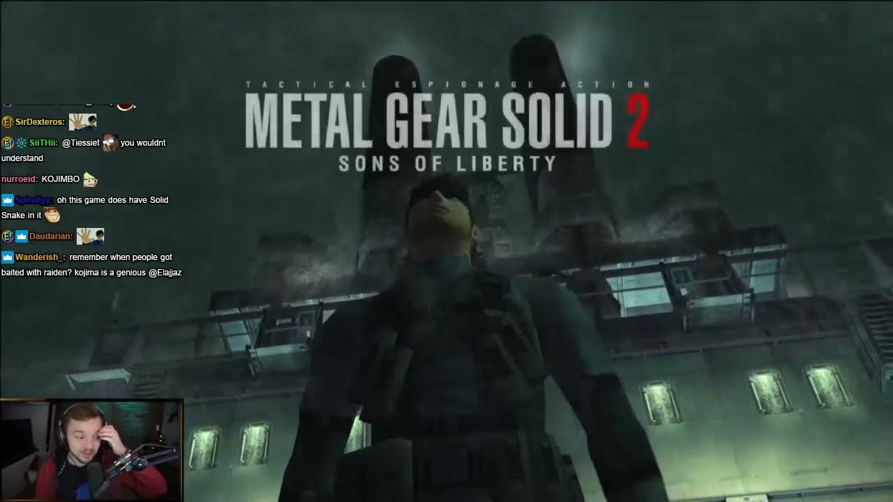 Elajjaz  With Chat! ► Metal Gear Solid 2: Sons Of Liberty [Part 1/2]