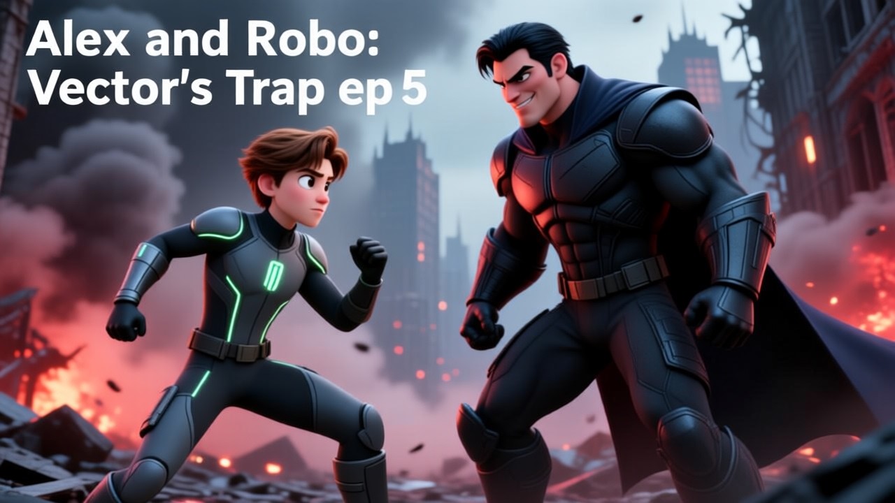 Alex & Robo Face a New Enemy I The Rise of Vector Episode 5 #kidsvideo