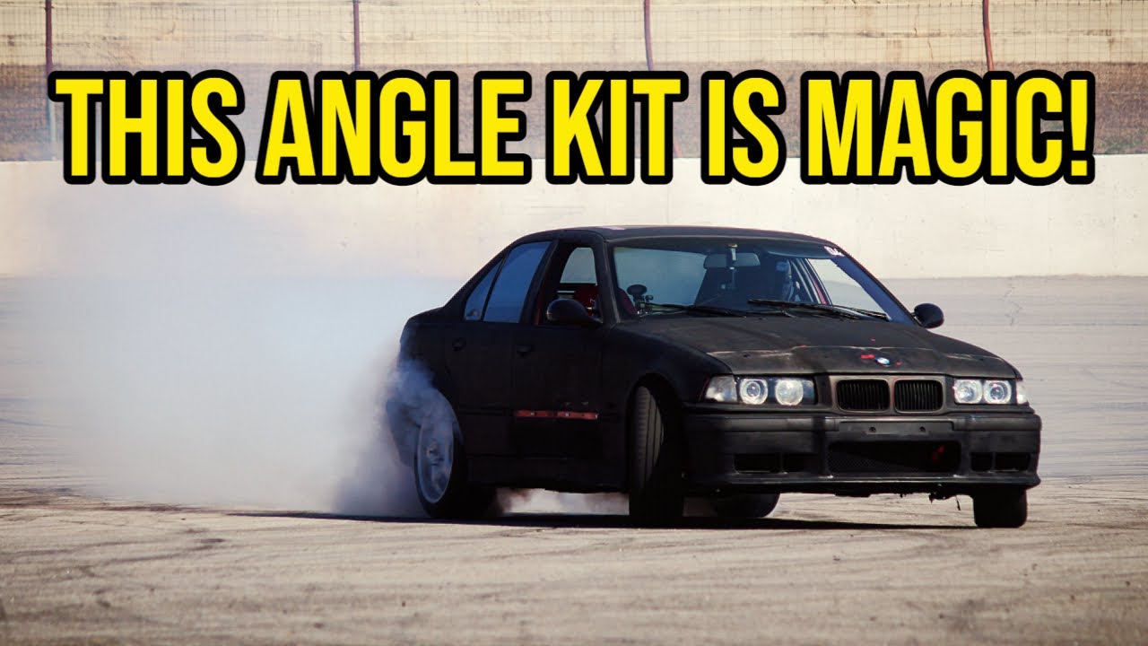 CNC71 Angle Kit for E36 is a CHEAT CODE !!!