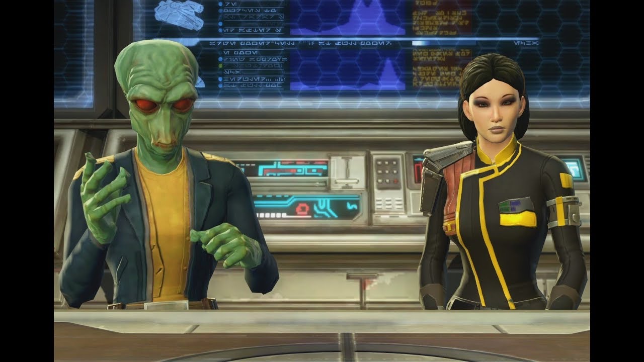 SWTOR: Вторжение на Дантуин (Женщина-джедай, рыцарь со стороны Республики)