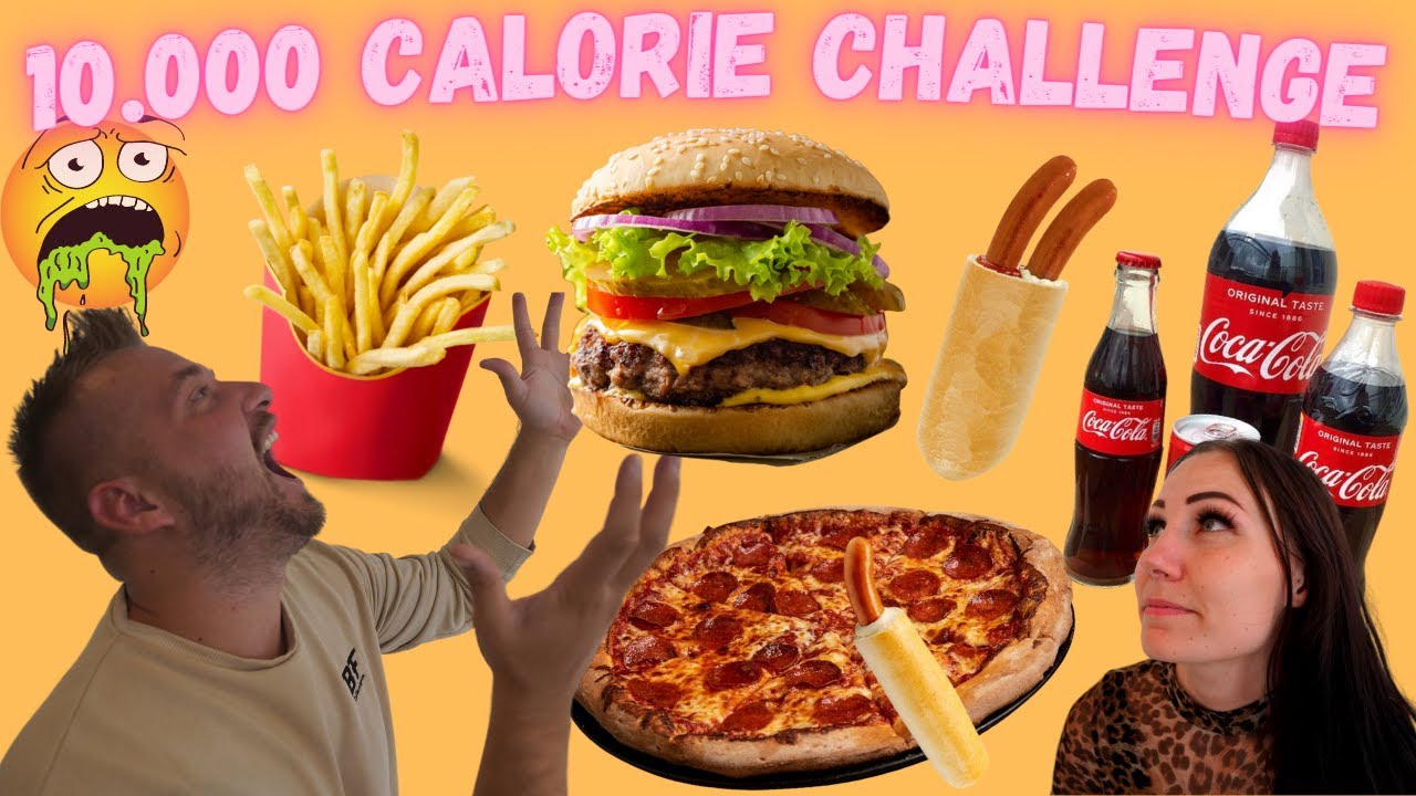 Kan vi spise 10.000 kalorier på EN DAG ??  *Challenge*