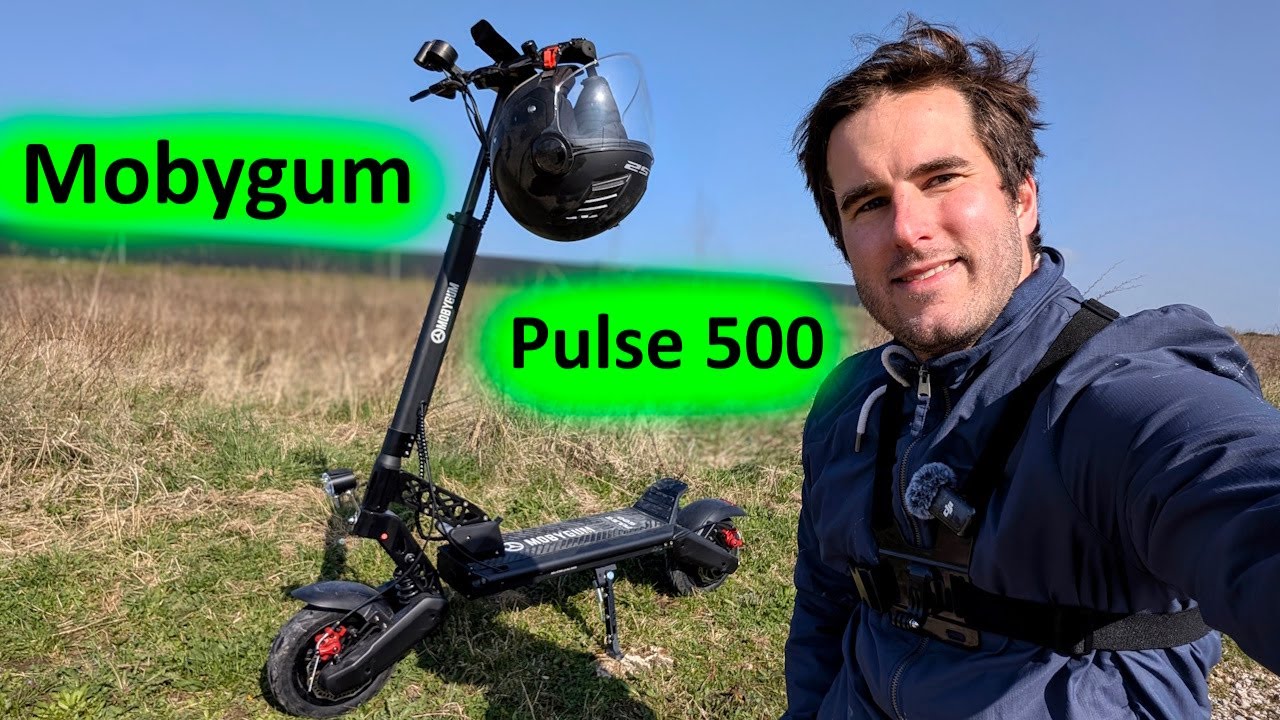 Mobygum pulse 500 - Le meilleur rapport qualité prix pour une trottinette électrique!(moins de 500E)