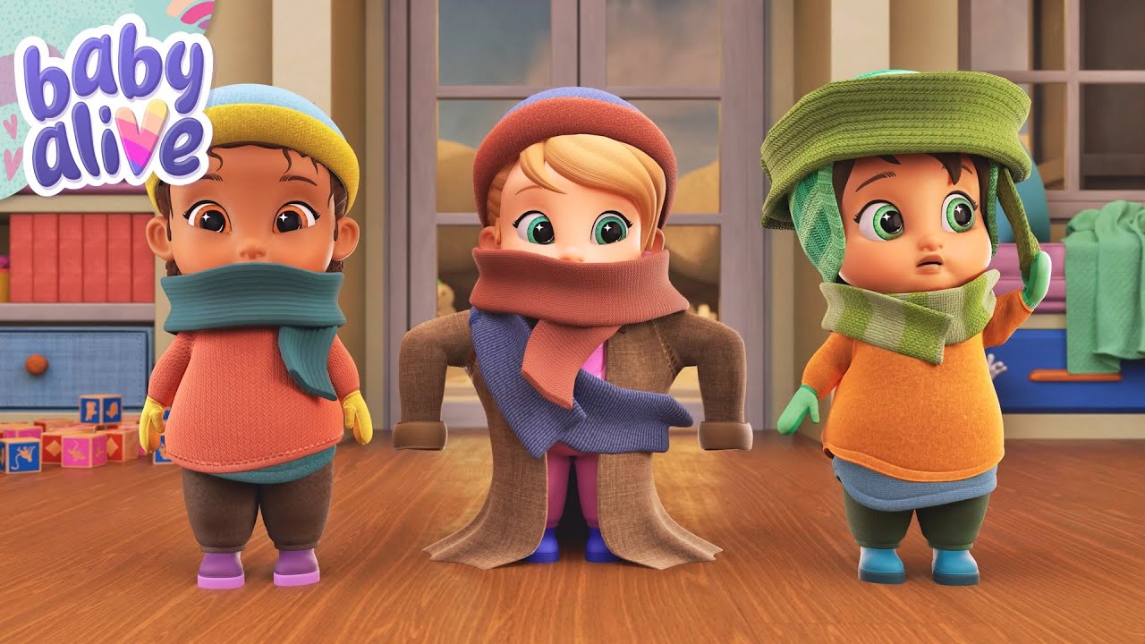 Los bebés Día de lucha en la nieve ☃️ Baby Alive Oficial 🍼