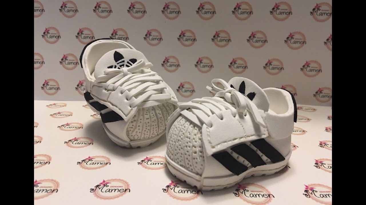 Como hacer unas Zapatillas Adidas Superstar sin Moldes de gomaeva