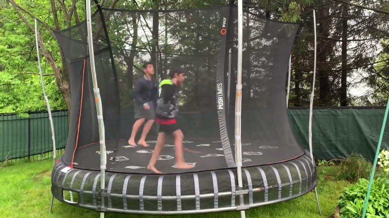 Vuly Thunder Trampoline Installation & Review below - Kids Very Happy Jumping on it !!