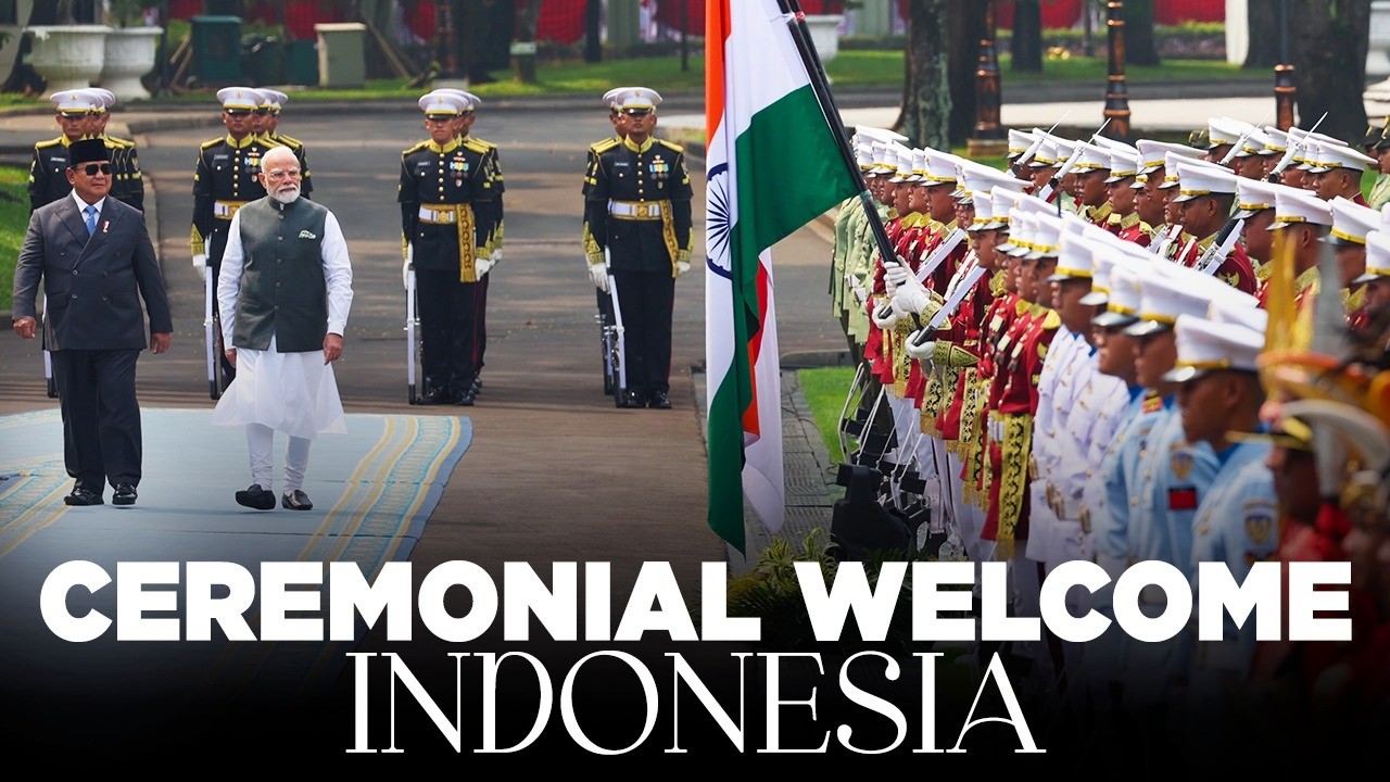 LIVE: Ceremonial welcome accorded to PM Modi in Jakarta, Indonesia