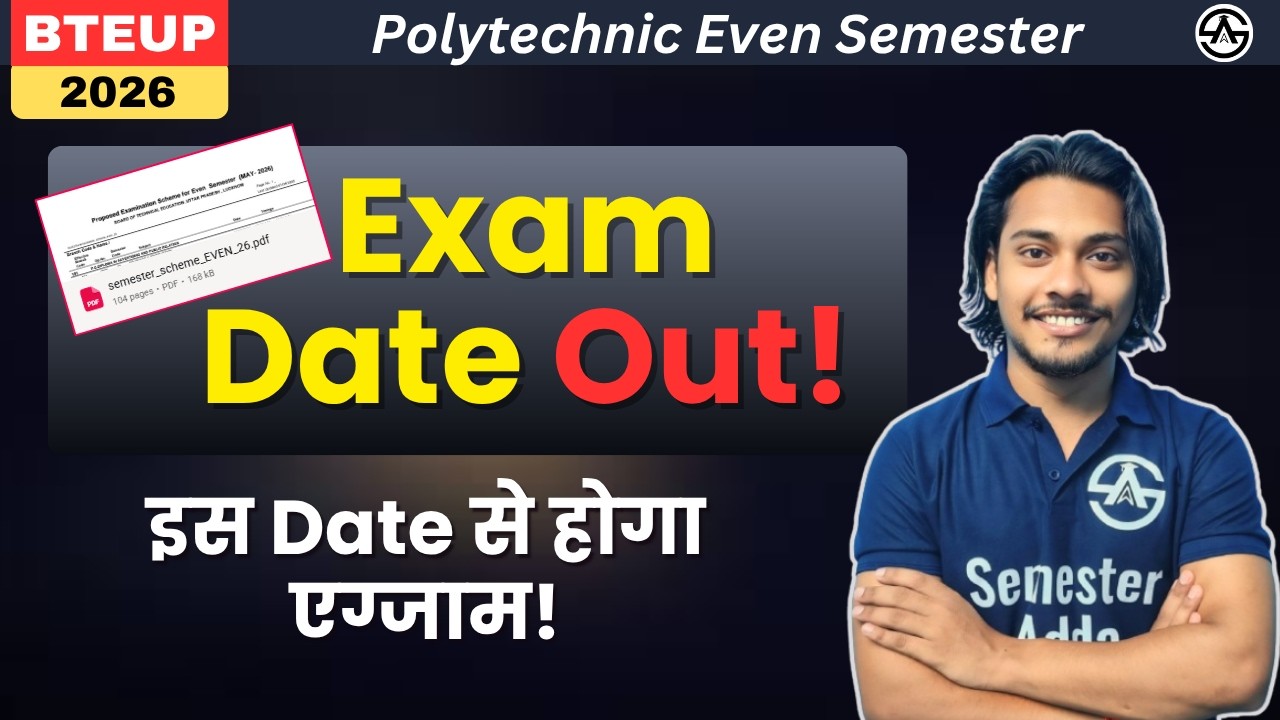 🔥 BTEUP Exam Date OUT | Full Details & तैयारी Strategy 2026 🔥