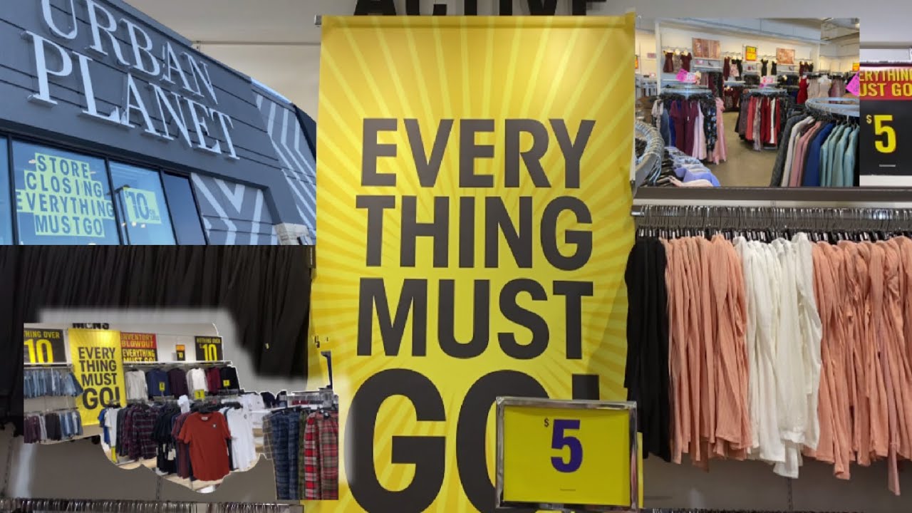 COME SHOP WITH ME | URBAN PLANET | EVERYTHING MUST GO! | CLOSING SALE