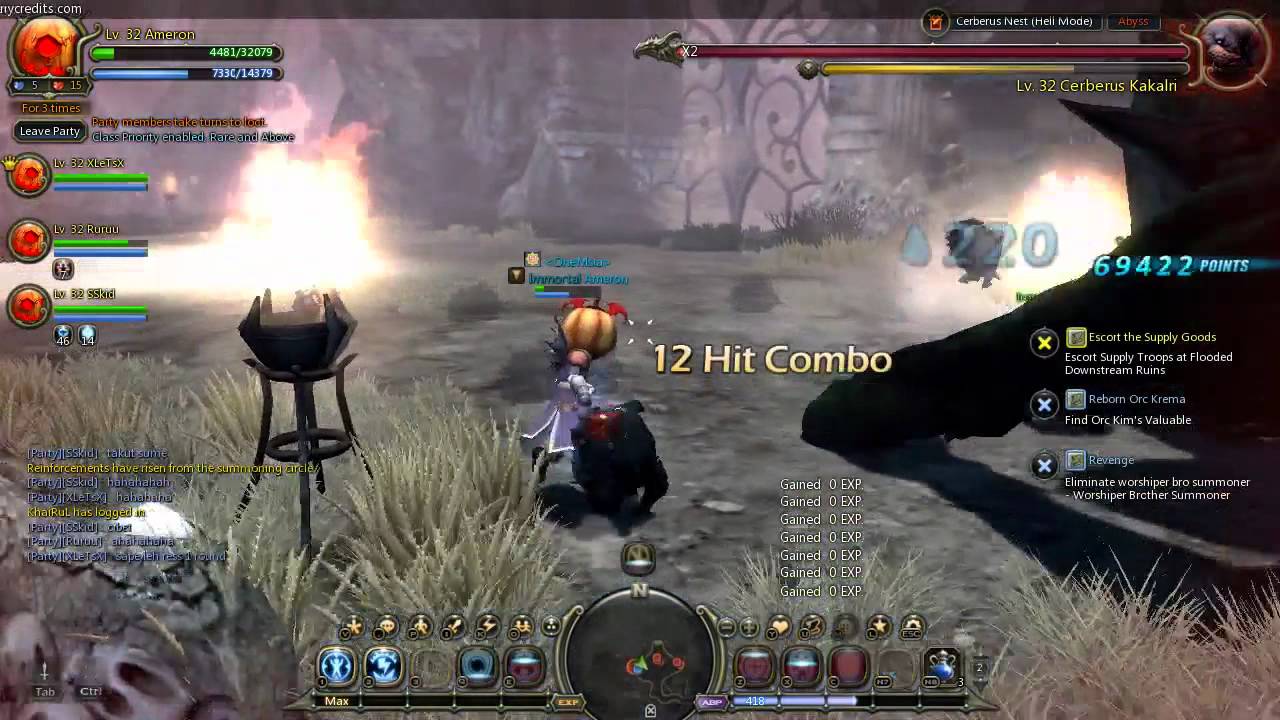 Dragon Nest SEA OneMsia - Cerberus Hell Mode (Painful)