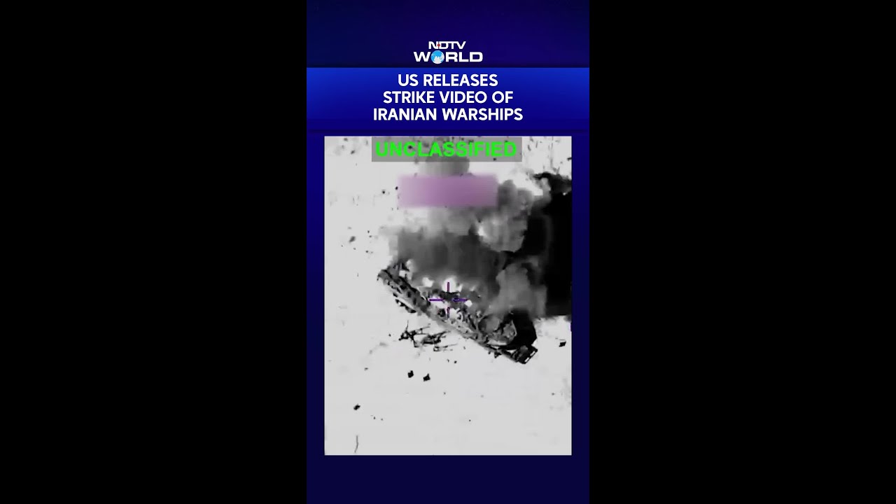 US And Iran War Latest News | US Releases Strike Video Of Iranian Warships Amid Escalating Iran War