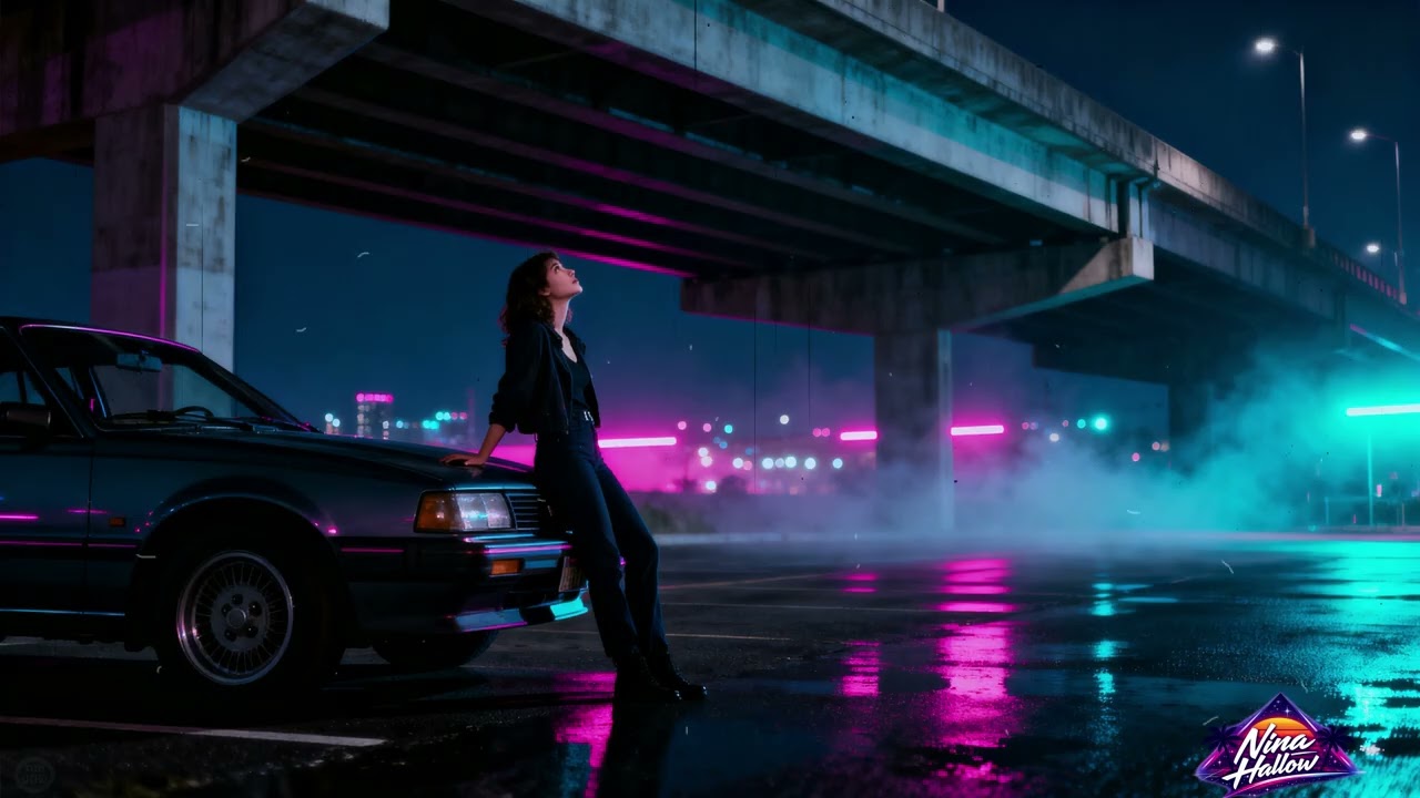 Overpass Echoes at Midnight｜Synthwave Female Vocals Night Drive｜Synthpop • Retrowave