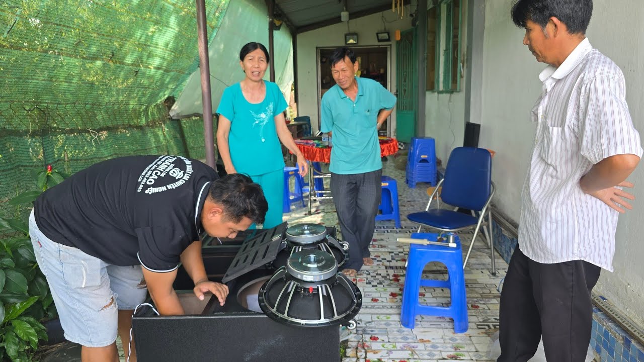 RÁP LOA TẬN NHÀ CHO CHÚ TỪ CẦN GIUỘC LONG AN