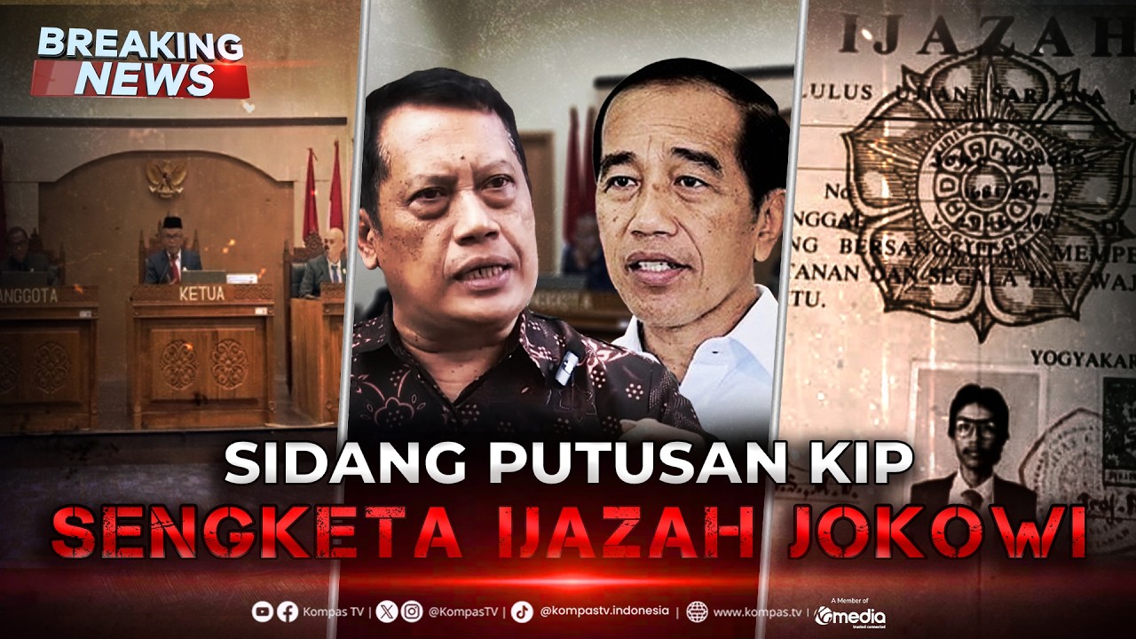 BREAKING NEWS - Sidang KIP Ijazah Jokowi: Putusan Gugatan Bonjowi