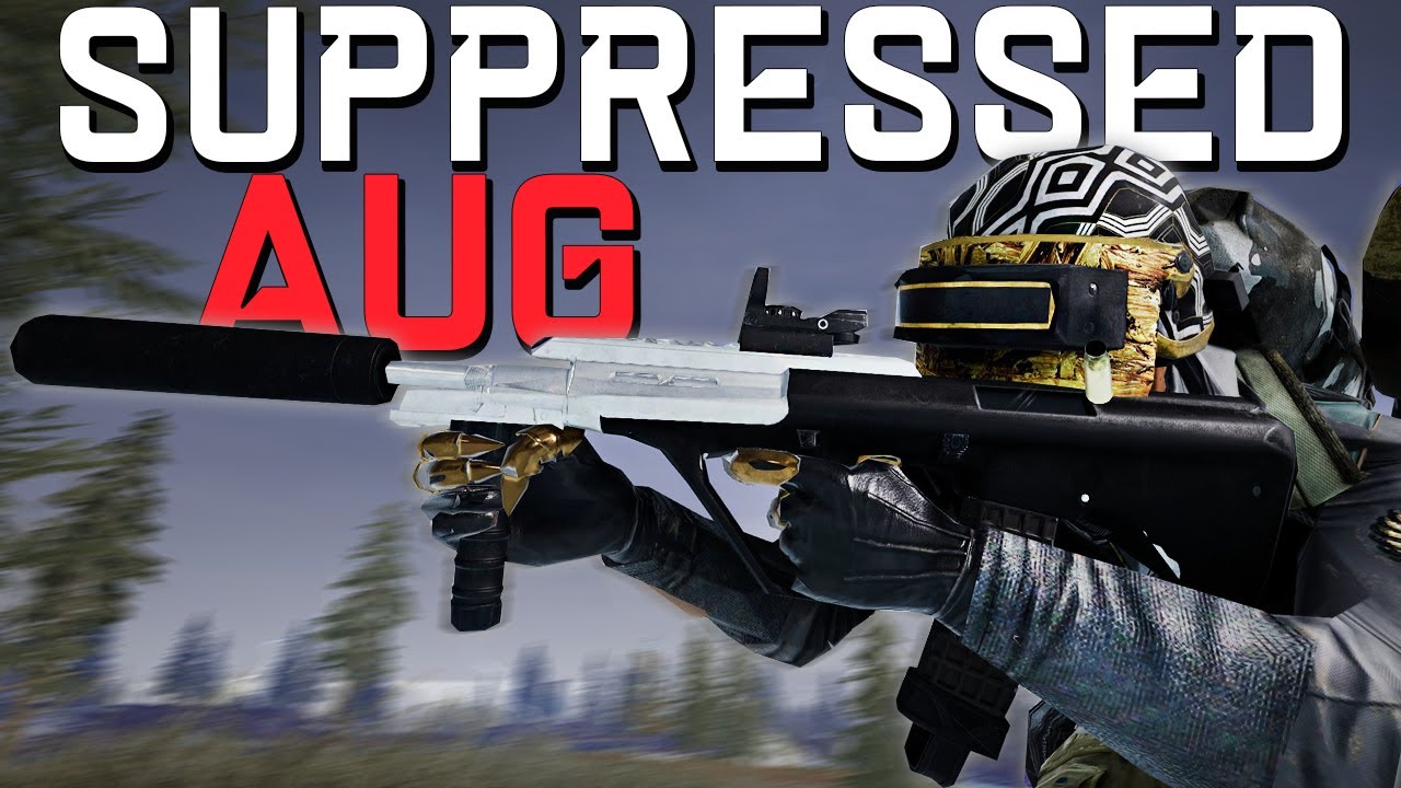 SUPPRESSED AUG SOUNDS SO GOOD - PUBG
