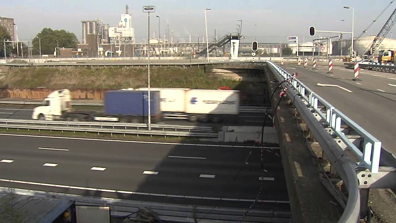 Werkzaamheden Oudeland viaduct, Hoogvliet
