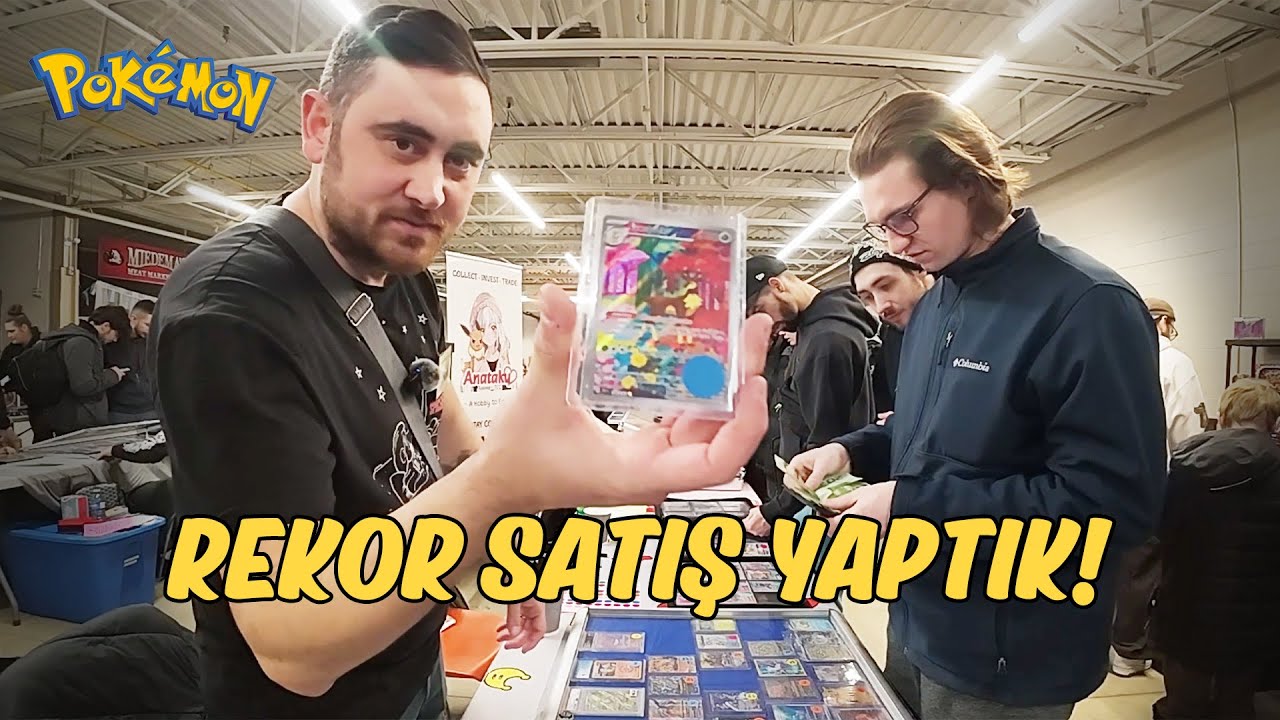 REKOR SATIŞ/ALIŞ YAPTIK! PSA Toplamaya Devam! Kanada Kart Show!