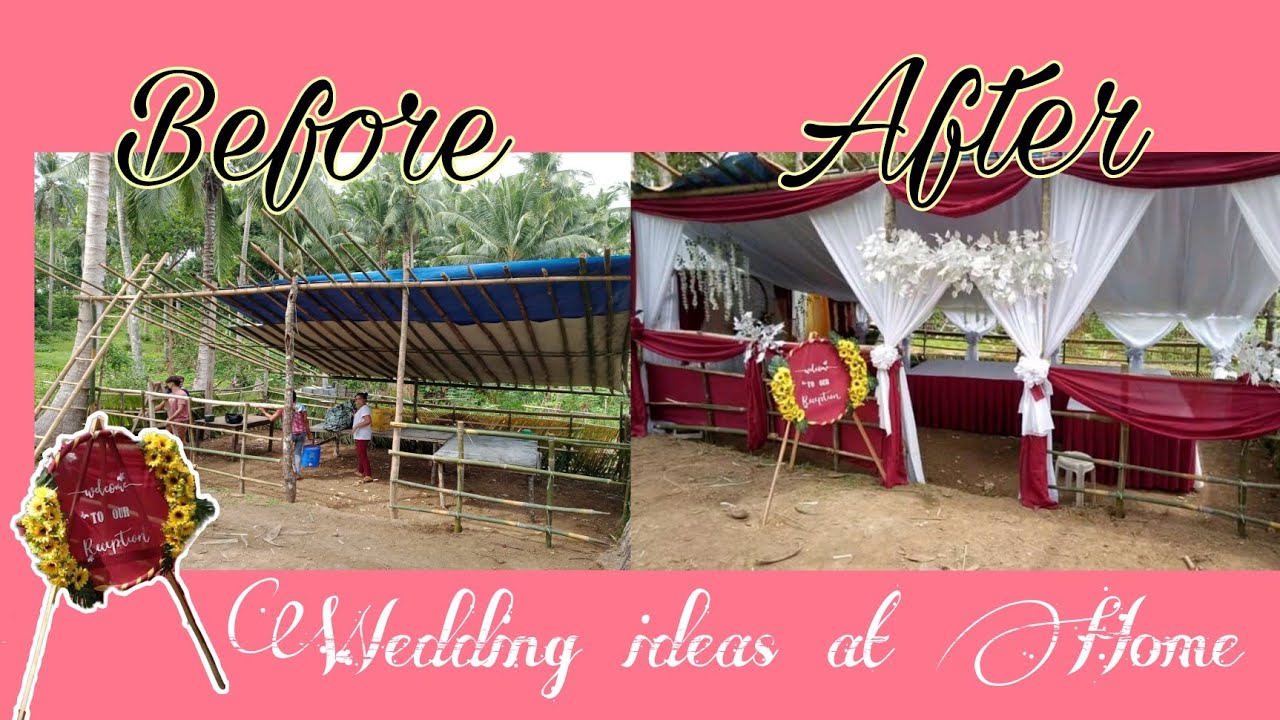 Home Based Wedding Reception Design | Maroon