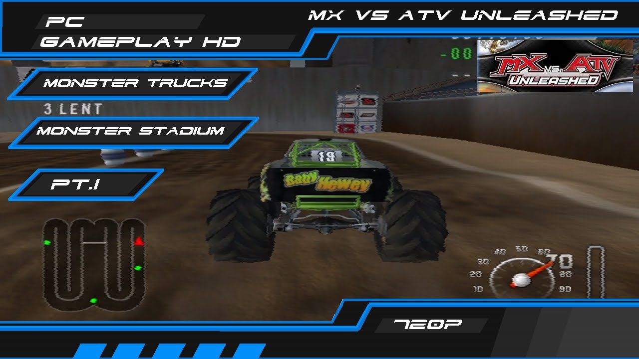 MX Vs ATV Unleashed - Monster Trucks - Monster Stadium - PT.1 | PC Gameplay HD