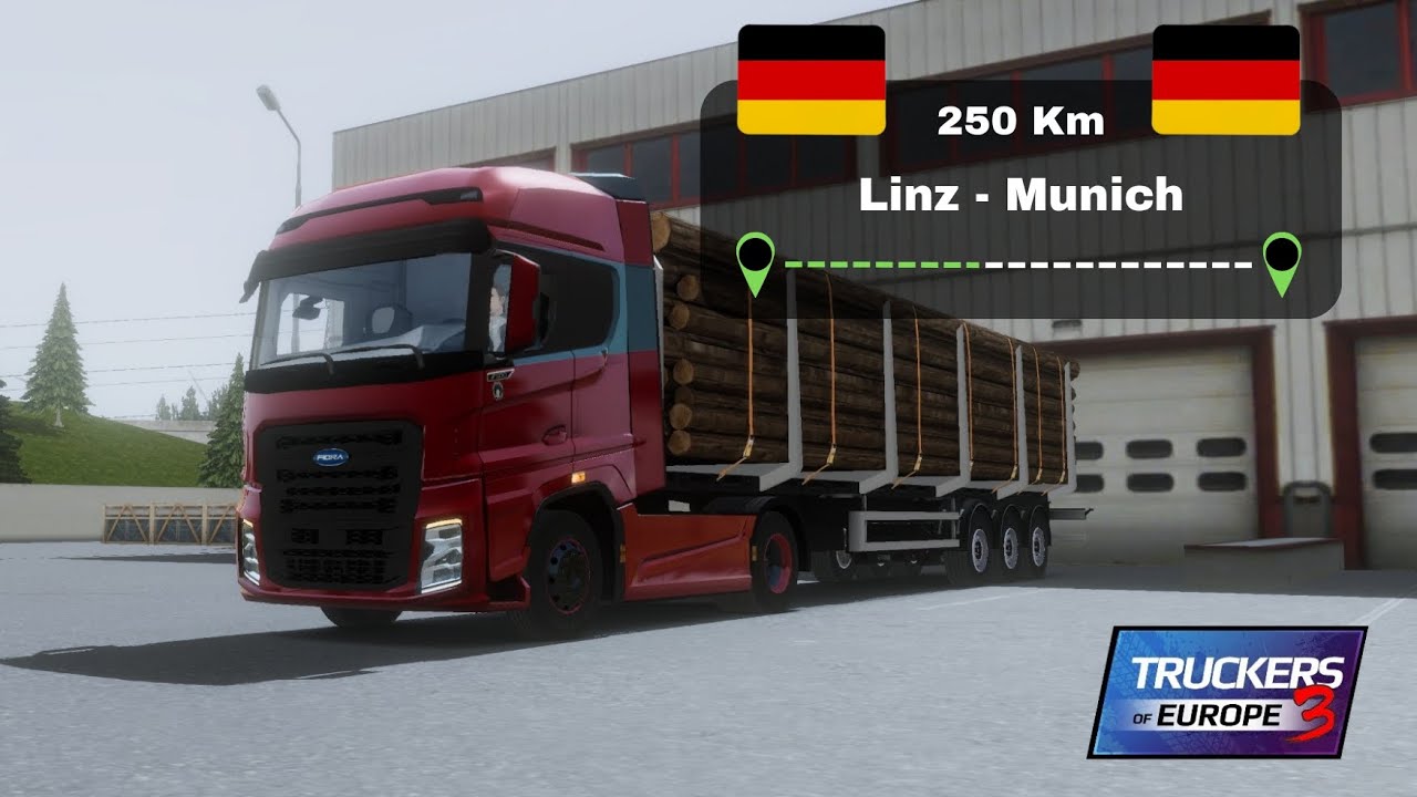 Delivery from Linz to Munich: 250 km trip | TRUCKERS OF EUROPE 3
