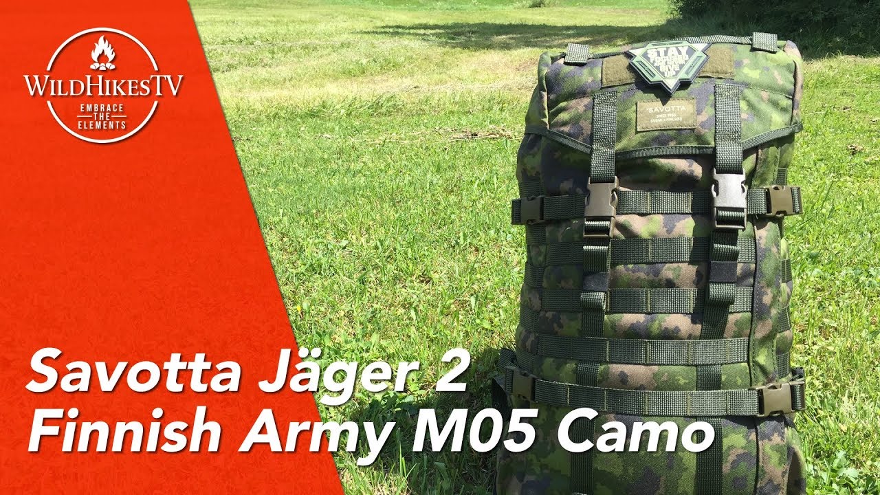 Savotta Jäger 2 - Finnish M05 Camo - Jääkäri Reppu - Jääkäri M