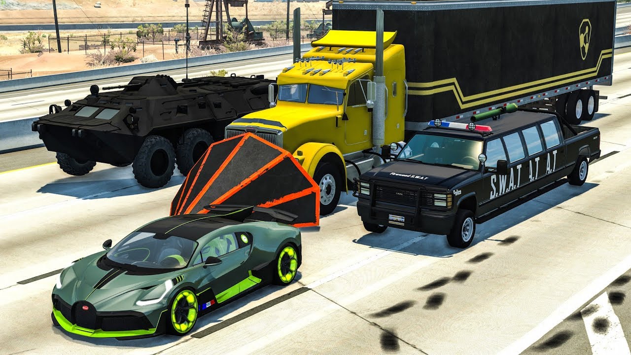EPIC POLICE CHASES #29 - BeamNG Drive Crashes | CRASHdriven