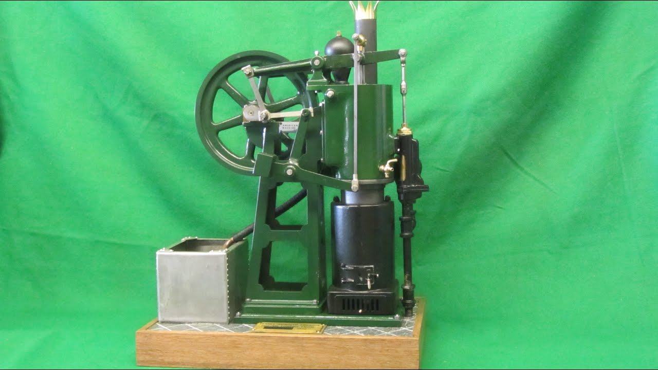 Hot Air Engine, Model of a Denney Improved Ericsson  eight inch Pumping Engine