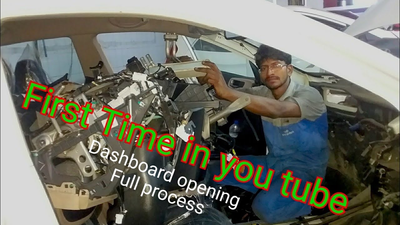Hyundai grand & xcent Dashboard Opening and evaporetor replace/dashboard खोलन का नया तारिका/