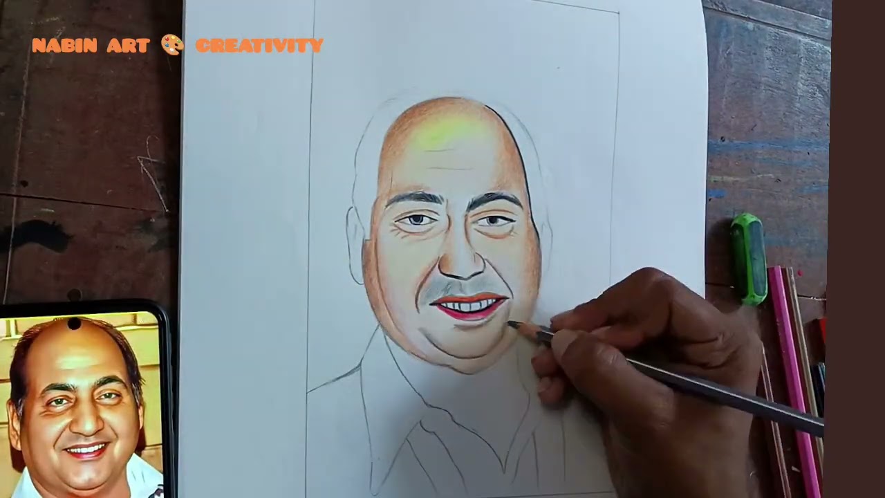 Md Rafi Drawing Tutorial Step By Step 