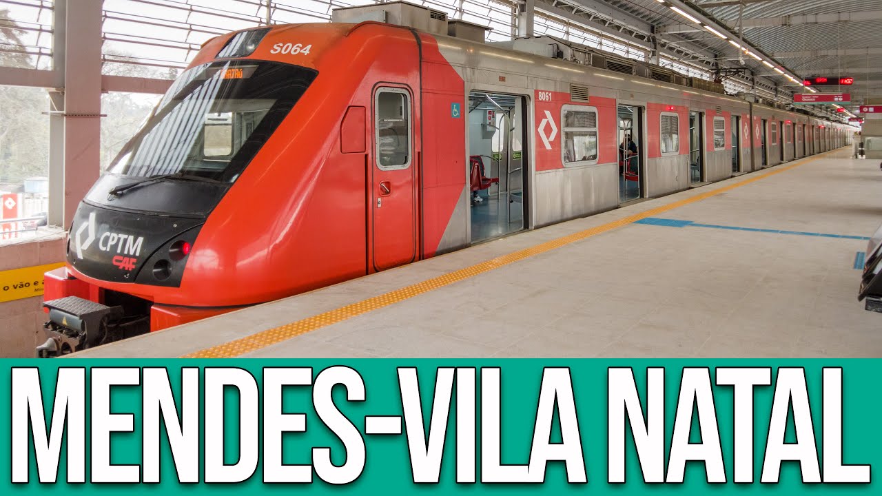Nova Estação Mendes-Vila Natal da Linha 9 - Esmeralda da CPTM - Eu Fui Conferir #131