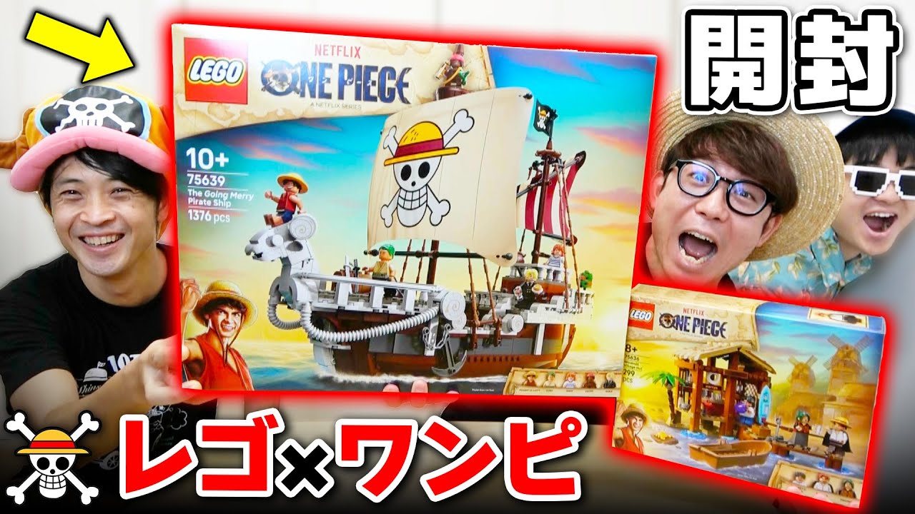 【 ワンピース 】うおおお！ワンピのレゴブロック開封！！みんなで作るぞおおお！！LEGO ONE PIECE