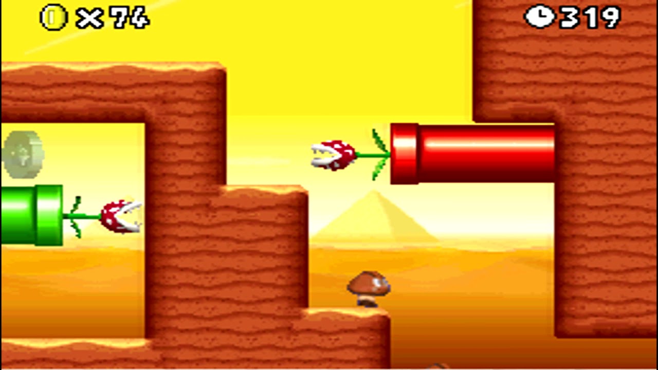 New Super Mario Bros (DS) World 2-4 Alternate
