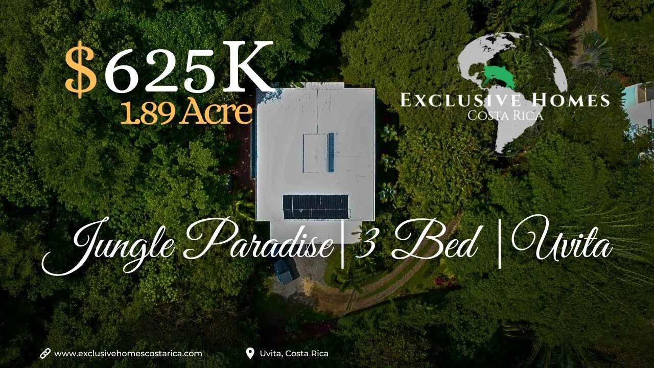 Uvita Costa Rica Real Estate | Turnkey Jungle Paradise with Pool | $625,000