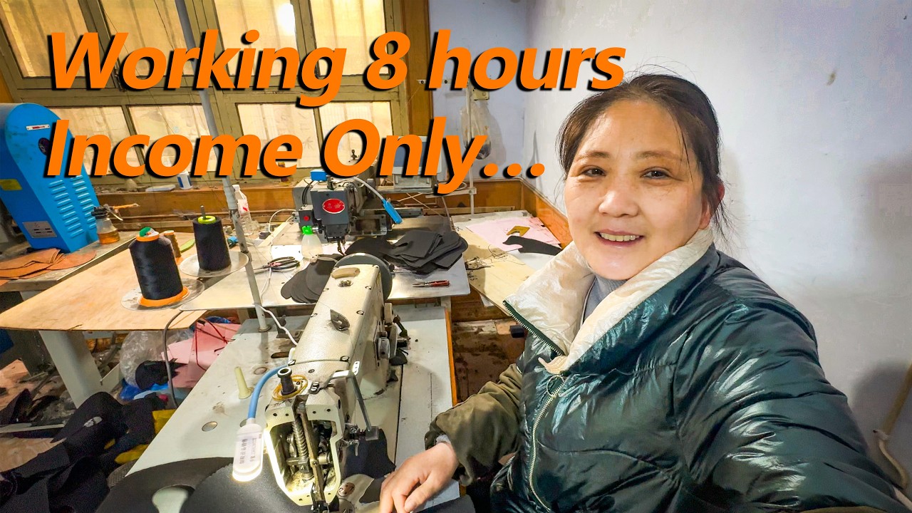 Living Alone in Rural China at 50 | 8 Hours Work, Income Only&hellip; Tired but Content