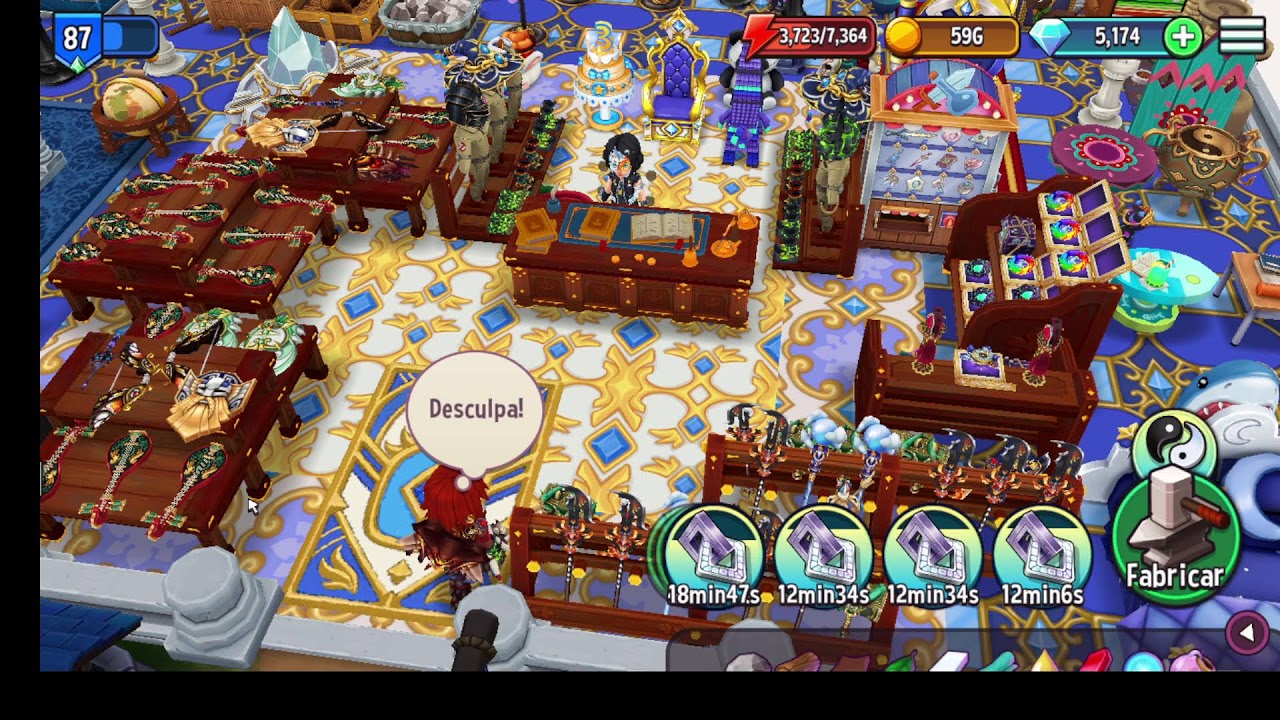 como eu jogo shop titans #7 hj ou amanha ja compro mais 2 slots restantes da loja