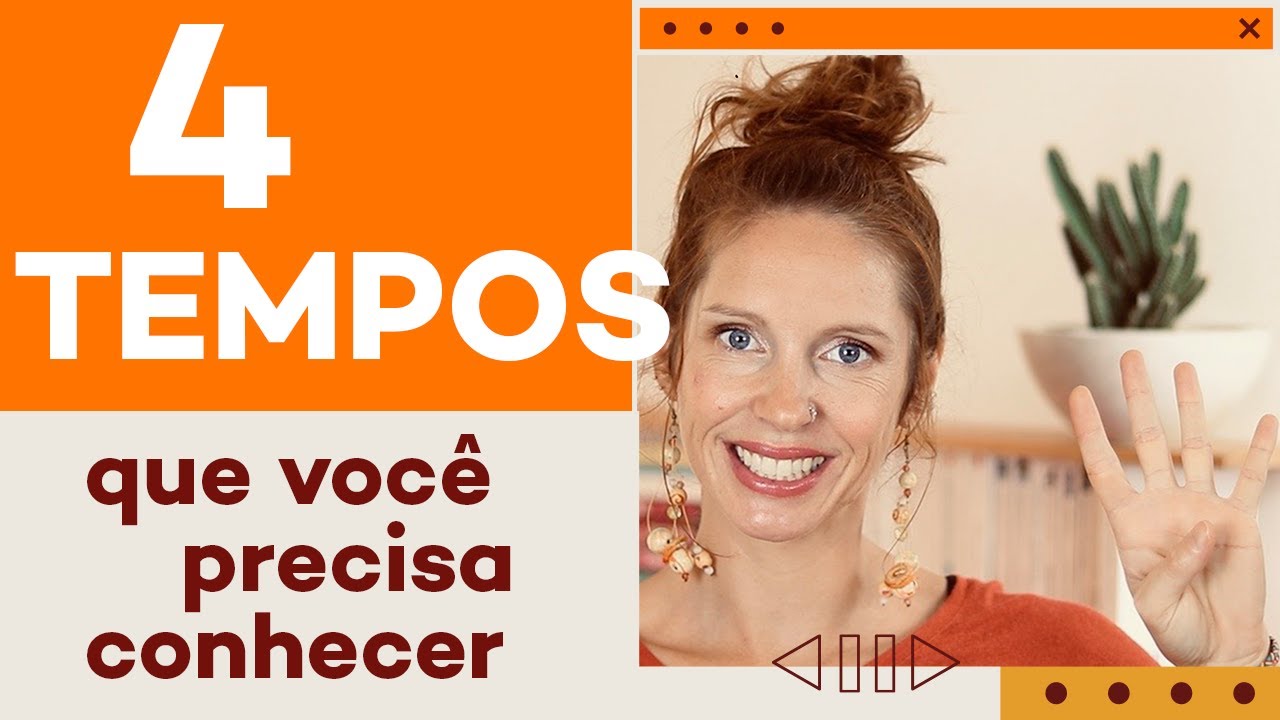 AULA DE FRANCÊS: Os 4 tempos verbais mais usados em francês | Céline Chevallier