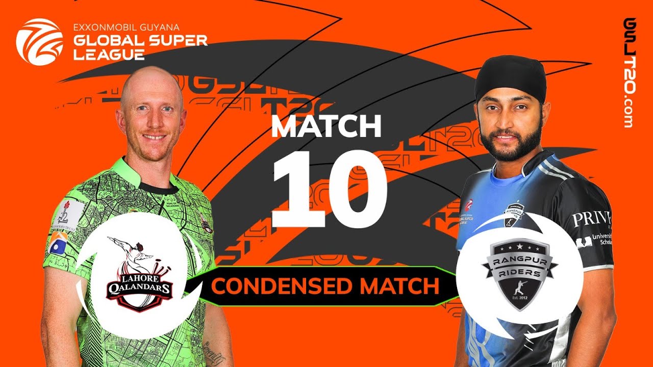 Condensed Match | Lahore Qalandars vs Rangpur Riders | GSL 2024