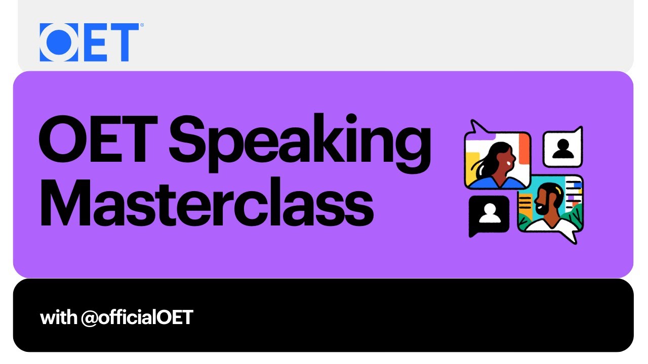 OET Speaking Sub-test Masterclass