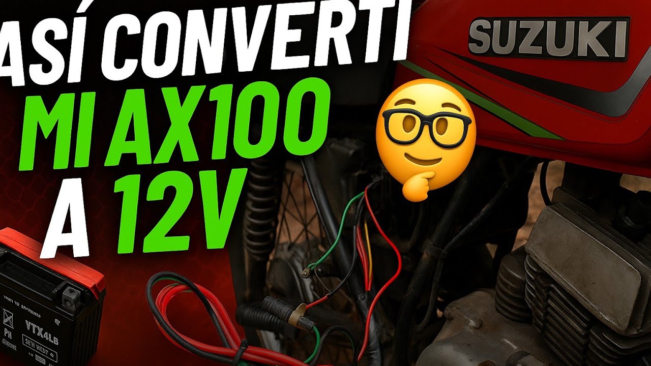 Cómo convertí mi AX100 a 12v | Proyecto AX Abandonada