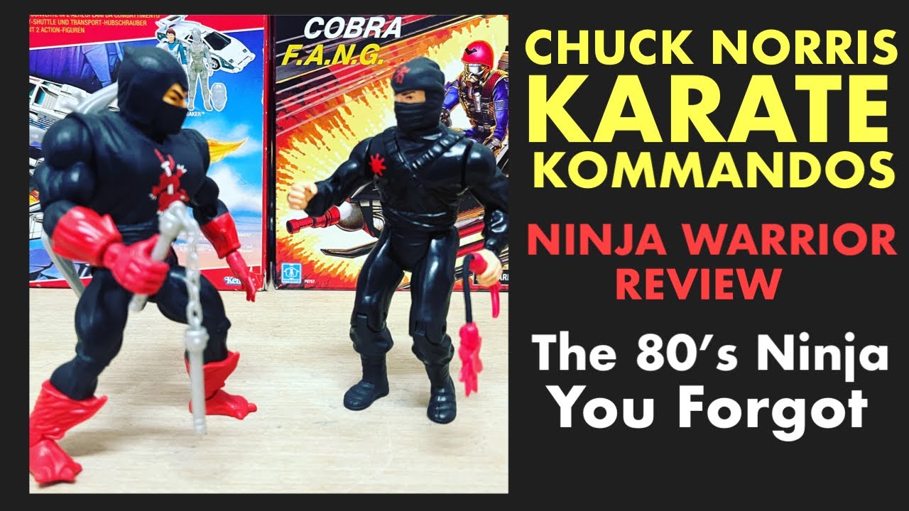 CHUCK NORRIS KARATE KOMMANDOS NINJA WARRIOR REVIEW - The 80's Ninja Figure Everyone Forgot About