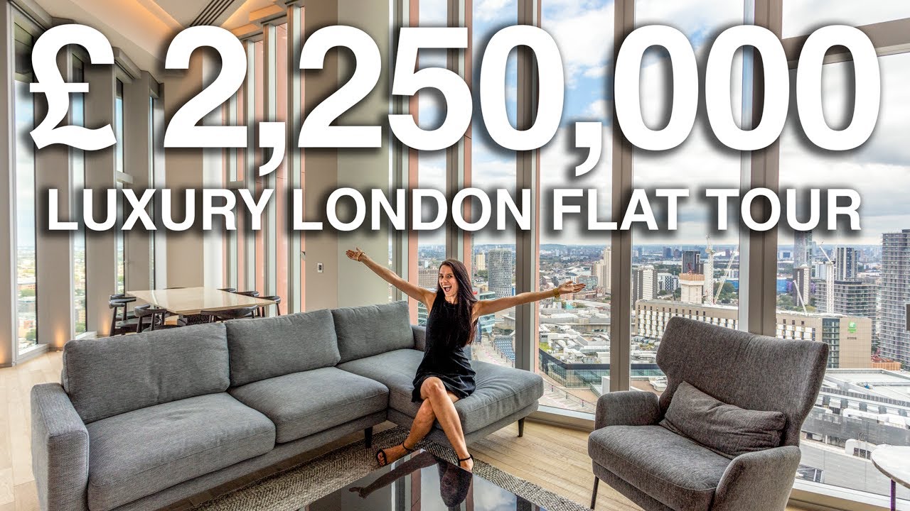 Touring a £2.25 Million Luxury Loft in LDN (insane views) | London Flat Tours