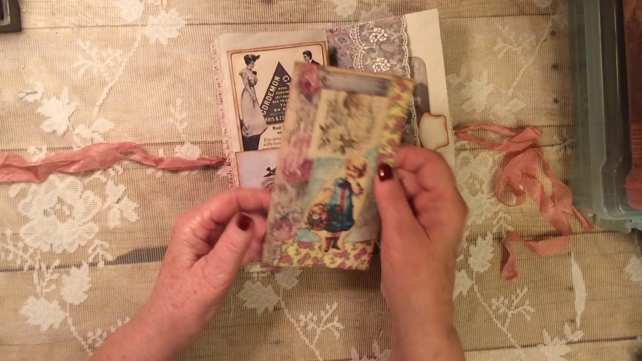 Ladies vintage style journal TN